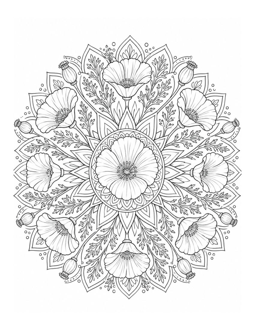 California Calm Mandalas selected interior preview 4
