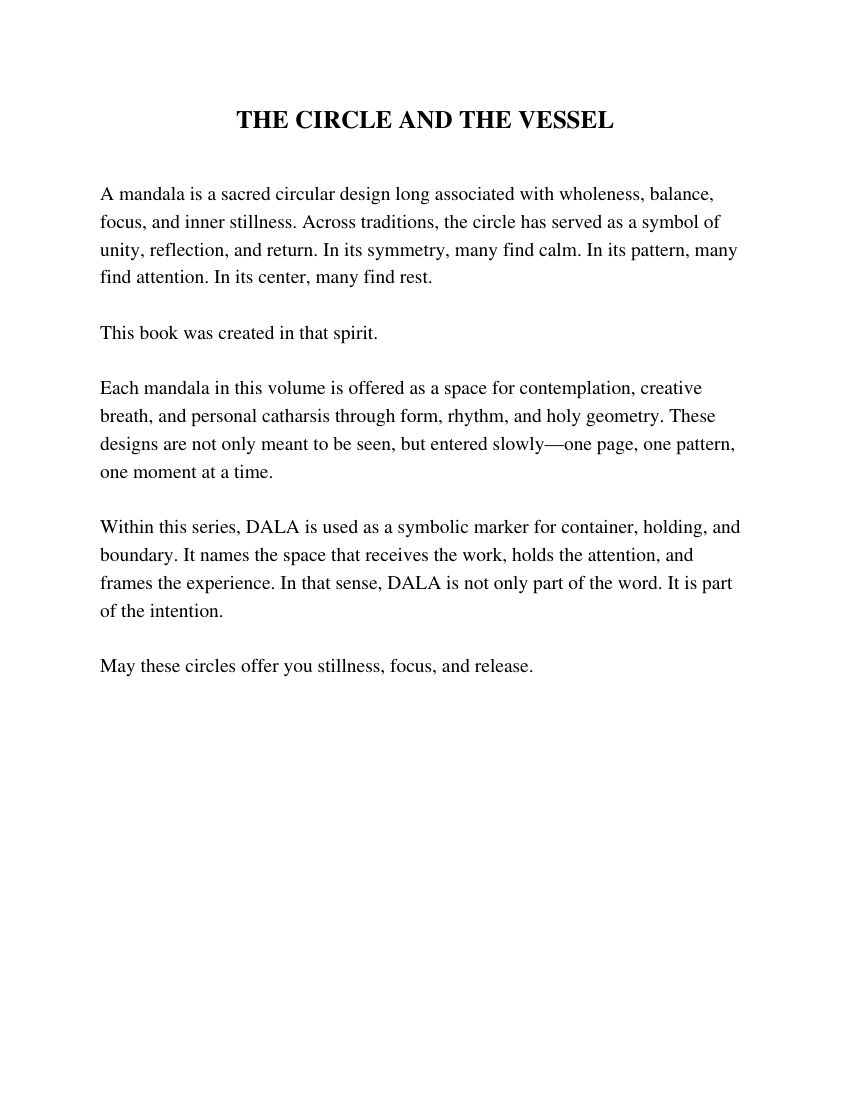 DALA: Sacred Geometry — Vol. 1 selected interior preview 3