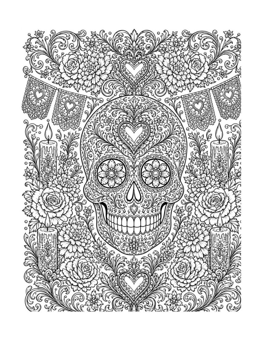 DALA: Vol. 2 — Mexican Sugar Skulls Edition selected interior preview 4