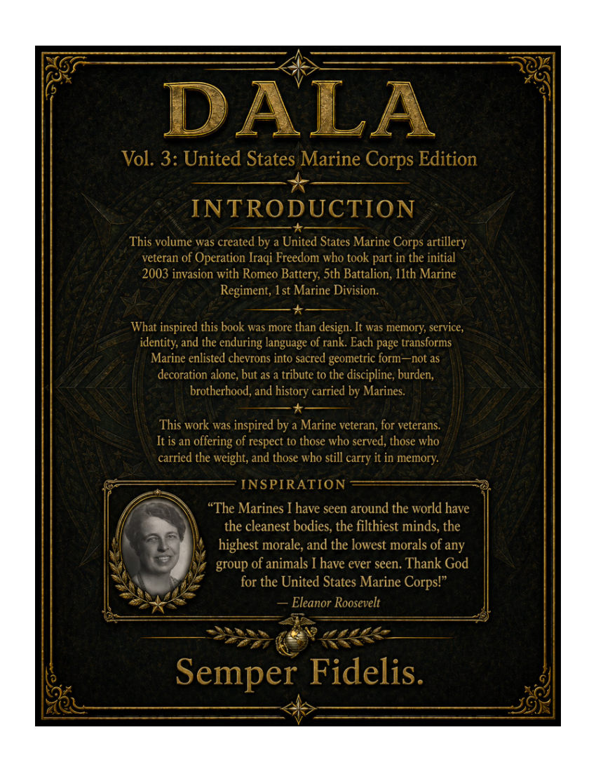 DALA: Vol. 3 — United States Marine Corps Edition selected interior preview 3