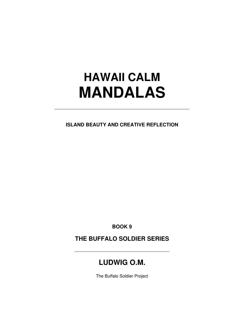 Hawaii Calm Mandalas selected interior preview 1