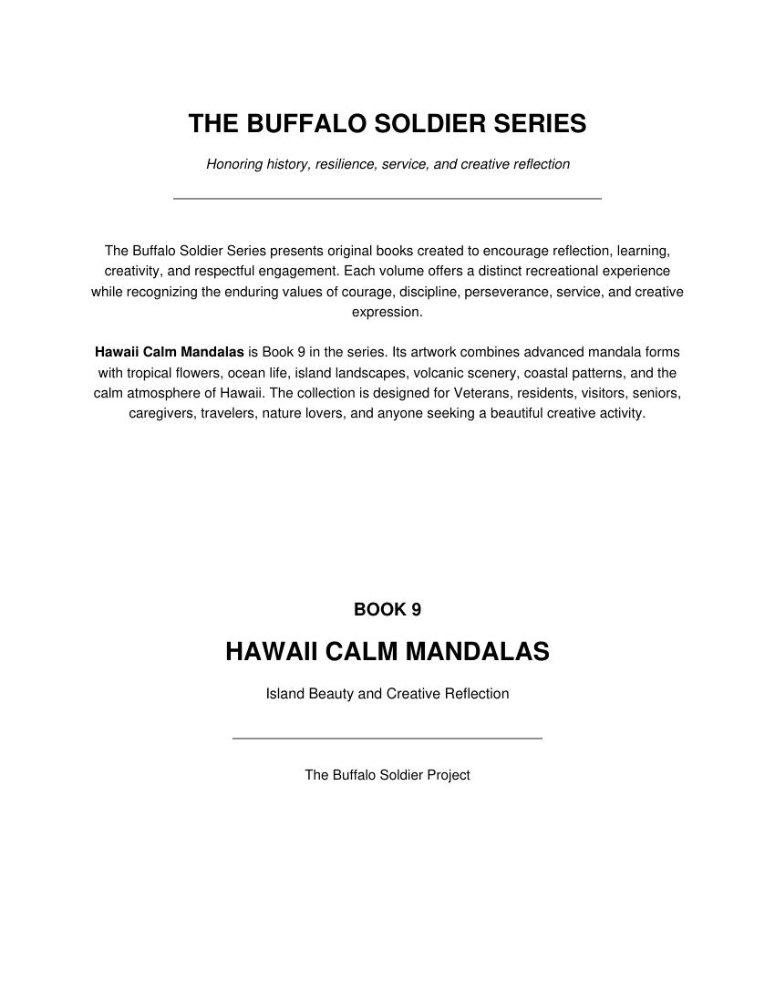 Hawaii Calm Mandalas selected interior preview 3