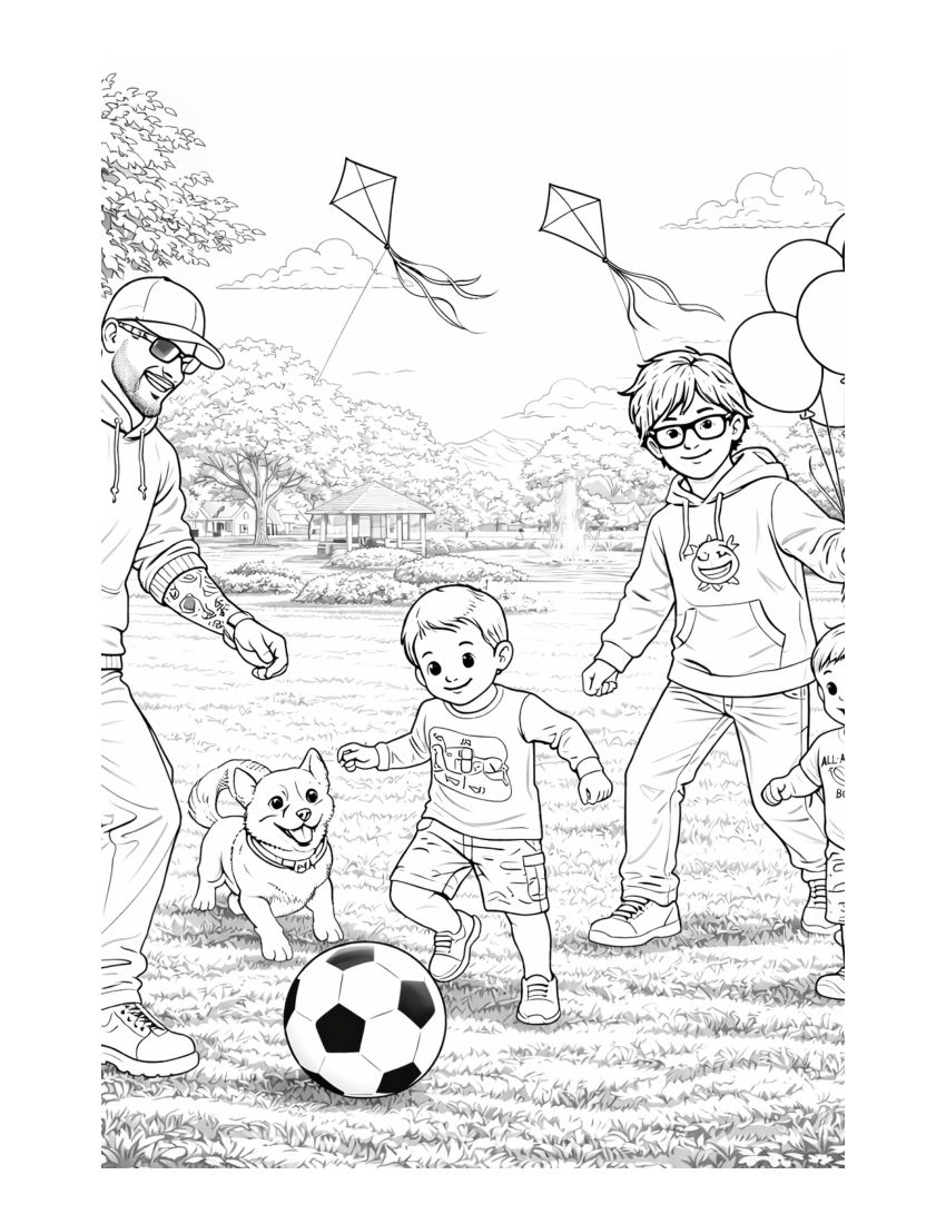 MOOKIE'S DAY!: Volume 1 Coloring Book selected interior preview 4