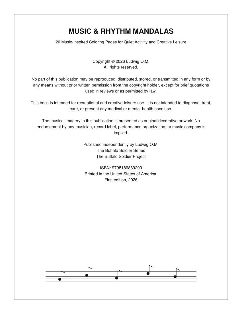 Music & Rhythm Mandalas selected interior preview 2