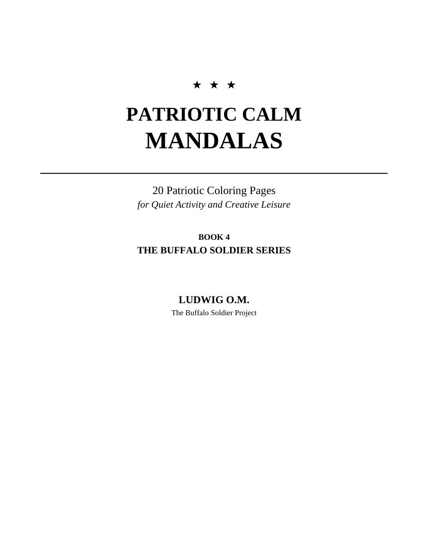 Patriotic Calm Mandalas selected interior preview 1