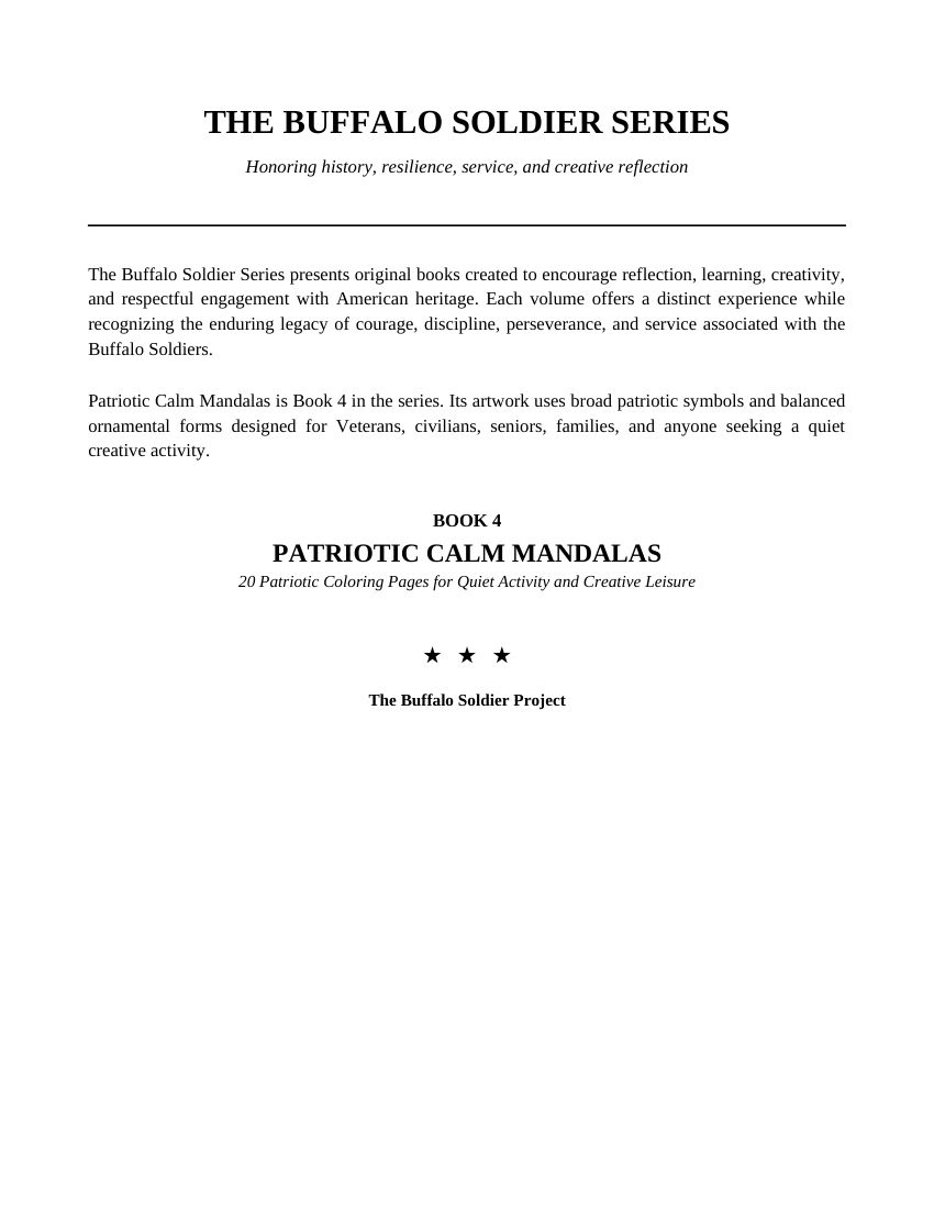 Patriotic Calm Mandalas selected interior preview 3