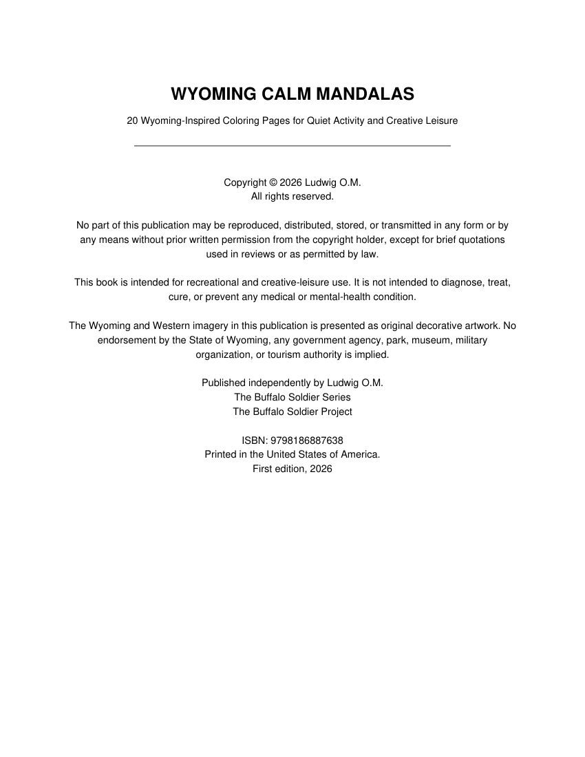 Wyoming Calm Mandalas selected interior preview 2
