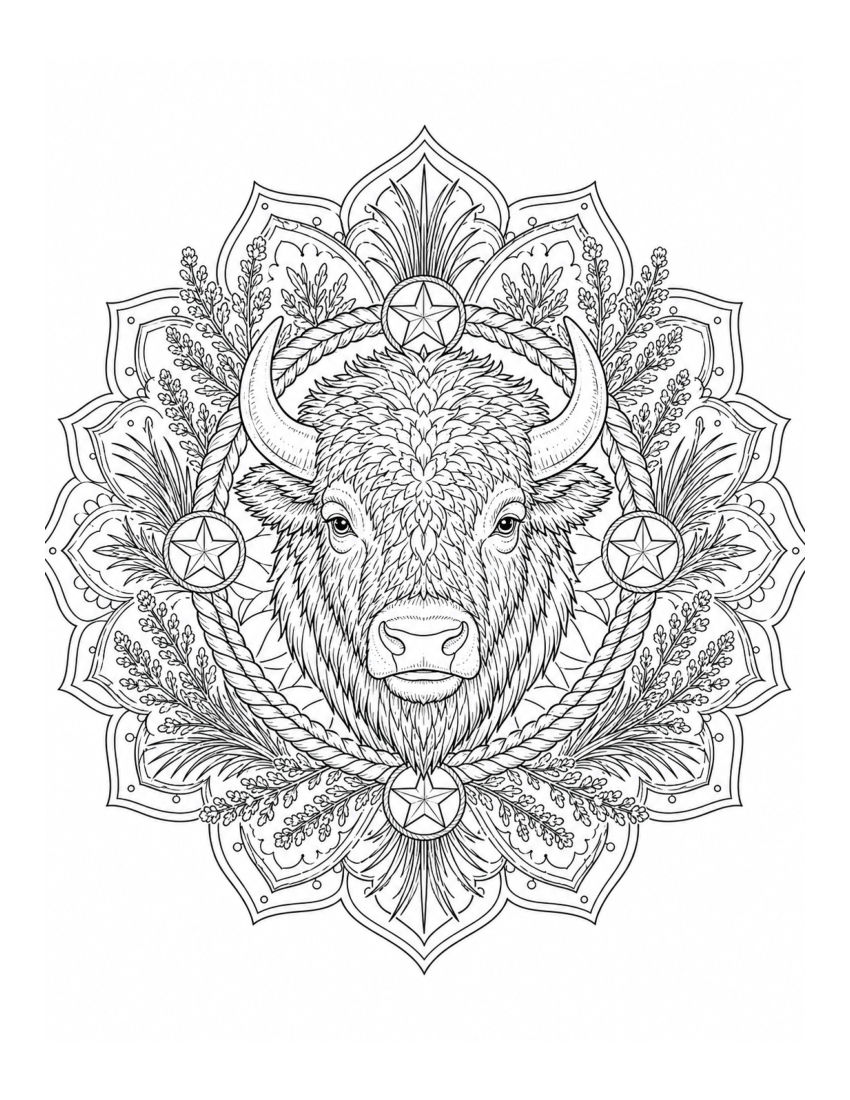 Wyoming Calm Mandalas selected interior preview 4
